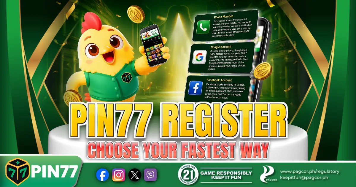Pin77 Register Choose Your Fastest Way to Get Started