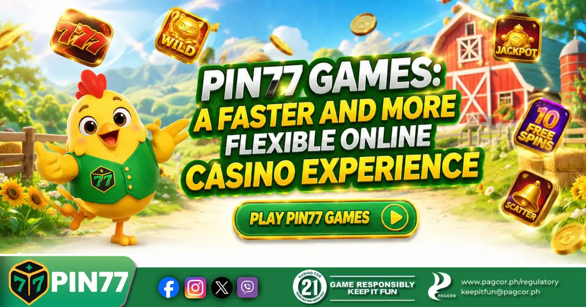 Pin77 Games A Faster and More Flexible Online Casino Experience